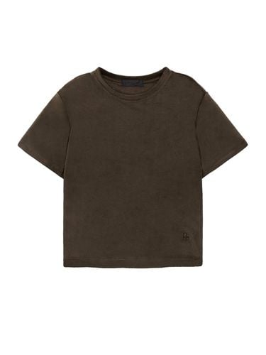 Velvet half t shirt_brown - Recur,ecur - Modalova