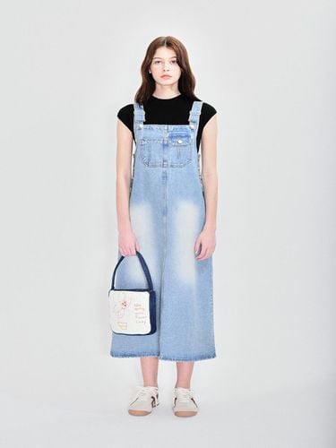 Suspender Denim dress - NDA - Modalova