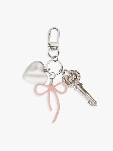 RIBBON UNLOCKED KEYRING_PINK - PINK PINEAPPLE - Modalova