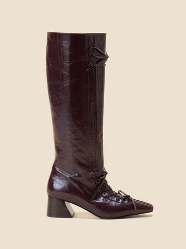 Ribbon long boots ()_DG3BW24501WIN - SUECOMMA BONNIE - Modalova