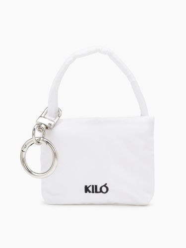 NYLON PADDED KEYRING BAG_WHITE - KILO - Modalova