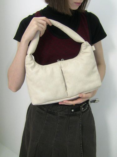 Soft Basket Hobo Bag (S) (beige) - FILLINTHEBLANK - Modalova