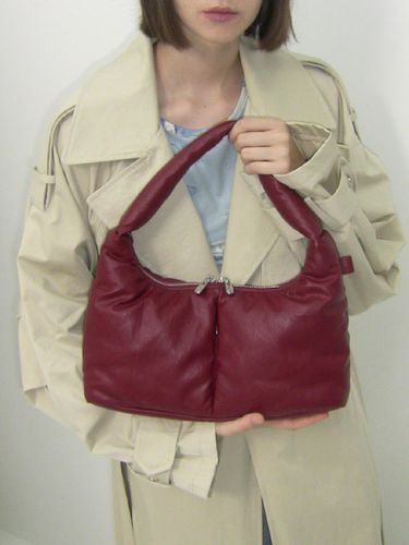 Soft Basket Hobo Bag (S) (burgundy) - FILLINTHEBLANK - Modalova