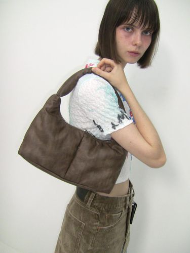 Soft Basket Hobo Bag (S) (brown) - FILLINTHEBLANK - Modalova