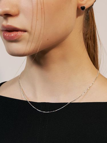 Sv925] flat ball chain necklace - Hei - Modalova