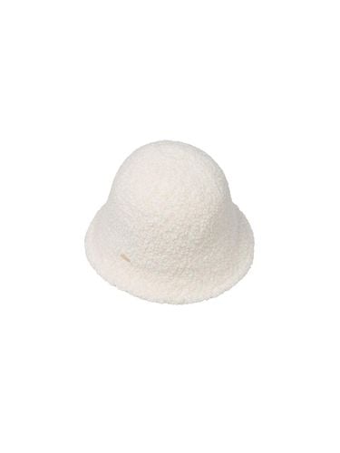 J.LETTER Boucle Bucket Hat White - J.ESTINA - Modalova