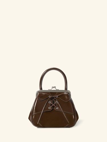 Lace-Up Mini Tote OBFBTT29_CAMEL BROWN - ORYANY - Modalova