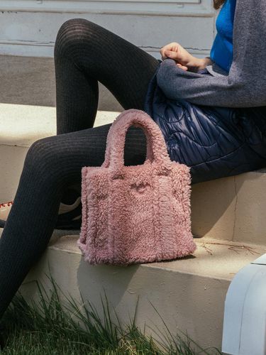 UNI) Shearing Tote Bag Pink - Studio & Parc - Modalova