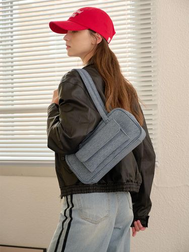 Tish Bag_Denim (4colors) Shoulder Bag - MINE`VIE - Modalova