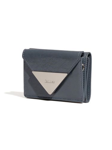 CRINKLE TRIANGLE TRIPLE WALLET D - FENNEC - Modalova