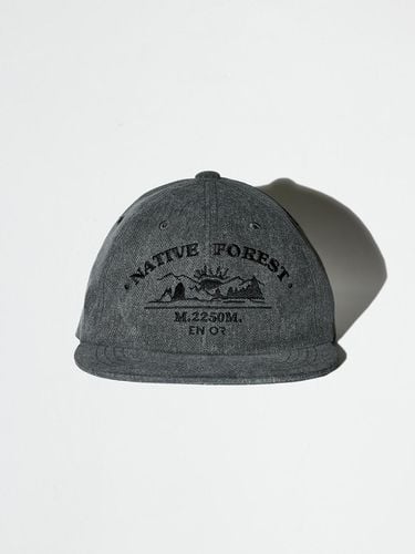 NATIVE FOREST DENIM BALL CAP - DARK GREY - Enor - Modalova