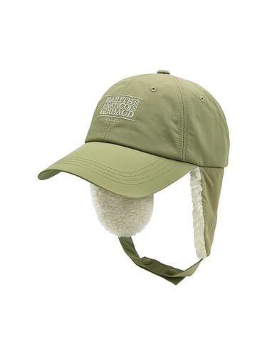 MOUVEMENT EARFLAP BALL CAP light beige - MARITHE MOUVEMENT - Modalova