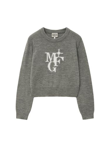 Women M+FG Logo Cropped Pullover - MARITHE MOUVEMENT - Modalova