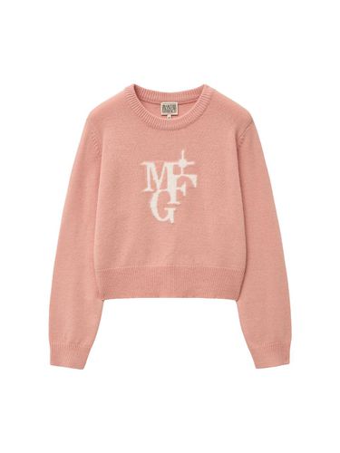 Women M+FG Logo Cropped Pullover - MARITHE MOUVEMENT - Modalova