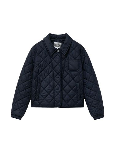 Women Quilted Jacket - Navy - MARITHE MOUVEMENT - Modalova