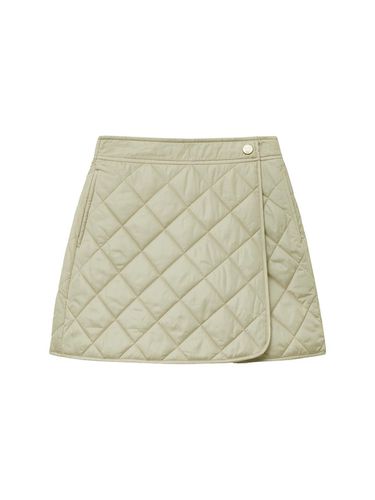 MOUVEMENT W QUILTING WRAP PANTS beige - MARITHE MOUVEMENT - Modalova