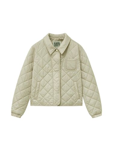 Women Quilted Jacket - Beige - MARITHE MOUVEMENT - Modalova