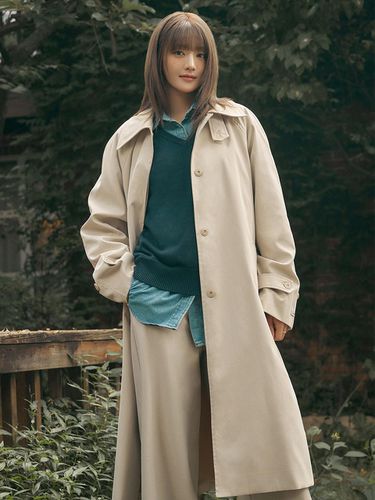 ANC SINGLE TRENCH COAT_BEIGE - ANOETIC - Modalova