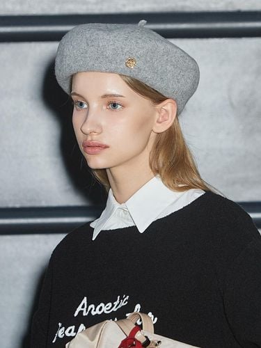 ANC LOGO POINT WOOL BERET_GREY - ANOETIC - Modalova