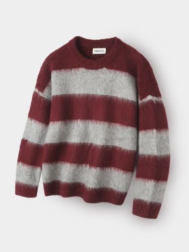 Wool Brush Stripe Knitwear_Gray - INDUST - Modalova