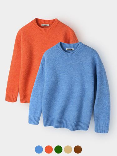 Soft Buccle Round Knitwear_5COLOR - INDUST - Modalova