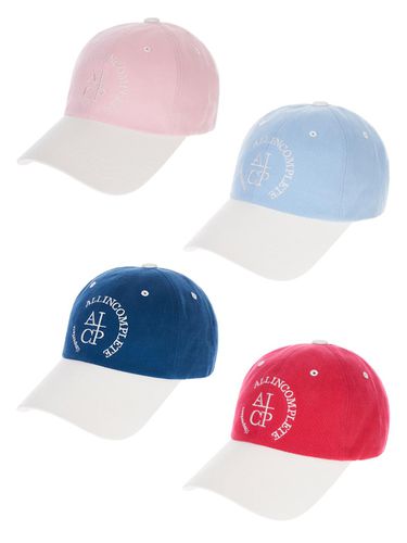 Round Logo Ball Cap - Visor (4 Colors) - ALLINCOMPLETE - Modalova