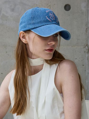 Round Logo Ball Cap (Blue Denim) - ALLINCOMPLETE - Modalova