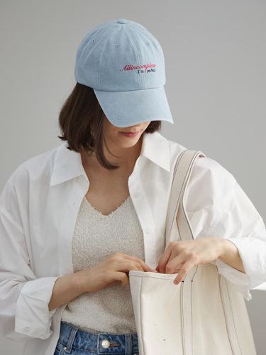 Perfect Ball Cap (Light Blue Denim) - ALLINCOMPLETE - Modalova