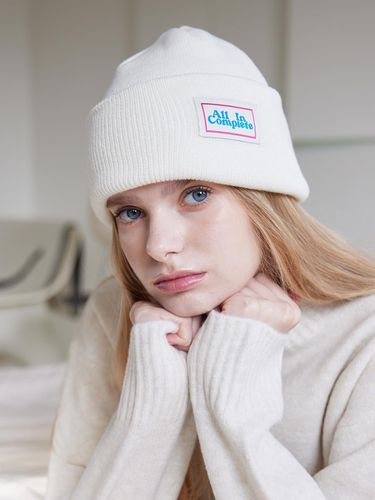 Exclusive] Moon Logo Label Beanie (6 colors) - ALLINCOMPLETE - Modalova