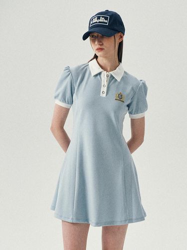 Puff Flared PK Dress (Sky Blue) - ALLINCOMPLETE - Modalova