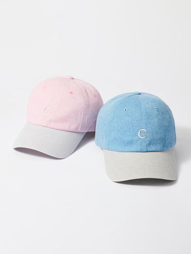 SS ] Pigment Ball Cap Colorblock (2color) - CLOVE - Modalova