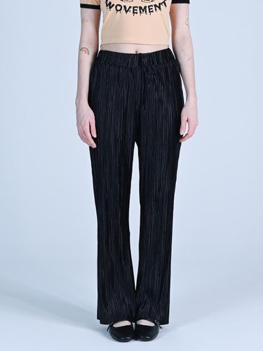 Shining Pleats Pants Black WBCSPA003BK - WOVEMENT - Modalova