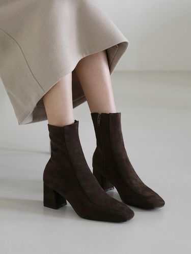 Habini Socks Ankle Boots (6cm) - SAPPUN - Modalova