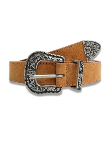 Flower Western Suede Belt in - doffsept - Modalova