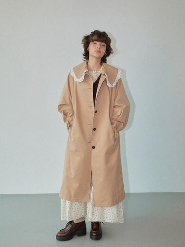 Multi Cookie Trench - coat Beige WBDFCT001BE - WOVEMENT - Modalova