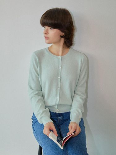 Standard Creamy Cardigan Mint WBDFNT004MT - WOVEMENT - Modalova