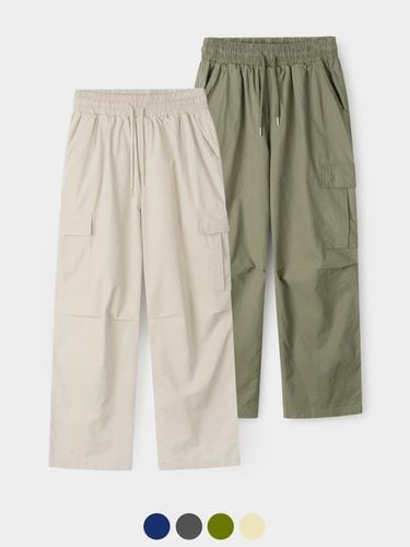 All banding wide cargo pants_4COLOR - INDUST - Modalova