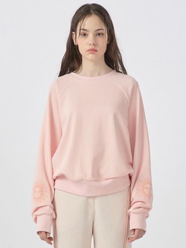 Sun Needlework Point Sweatshirt Lightpink WBBFTP02 - WOVEMENT - Modalova