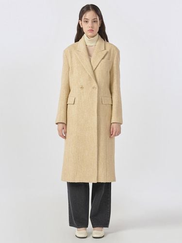 Heart Lapel Classic Coat Beige WBBFCT010BE - WOVEMENT - Modalova