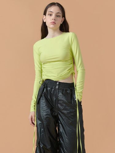 Side String Point T - Shirt Neon Green WBBFTP025LY - WOVEMENT - Modalova