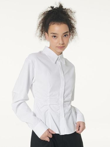 Shirring Slim Line Shirts White WBCSTP012WH - WOVEMENT - Modalova