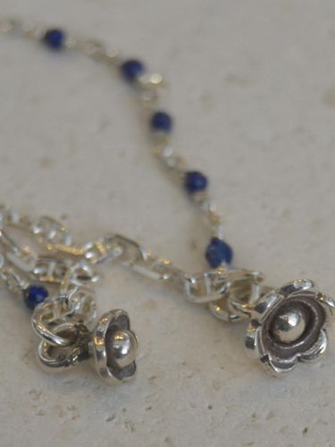 Byzantine lapis lazuli Bracelet - martha in the garret - Modalova