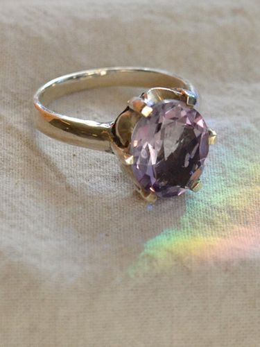 Marne pink amethyst Ring - martha in the garret - Modalova