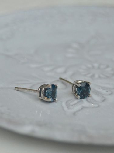 London blue topaz.206 Earring - martha in the garret - Modalova