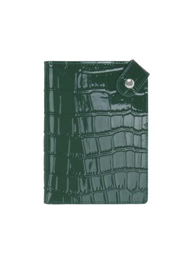 Matiere leather passport wallet - Prends soin de toi - Modalova