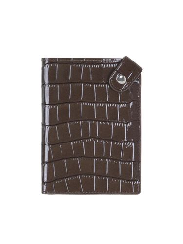 Matiere leather passport wallet Etoupe - Prends soin de toi - Modalova