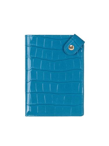 Matiere leather passport wallet Blue - Prends soin de toi - Modalova