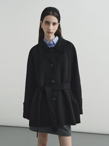 Cashmere wool handmade half coat - MONGDOL - Modalova