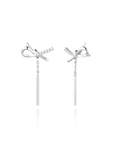 Love Knot Cubic Drop Earrings SA24C53T - STONEHENgE - Modalova