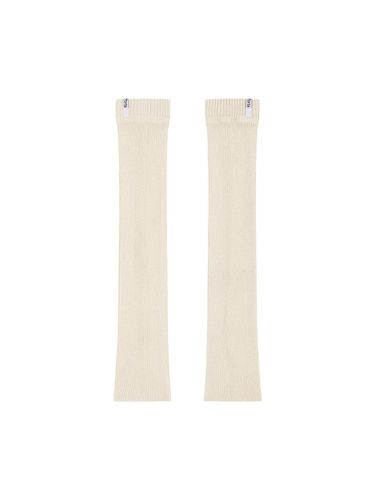 LOGO KINT LONG LEG WARMER, White - Porta - Modalova